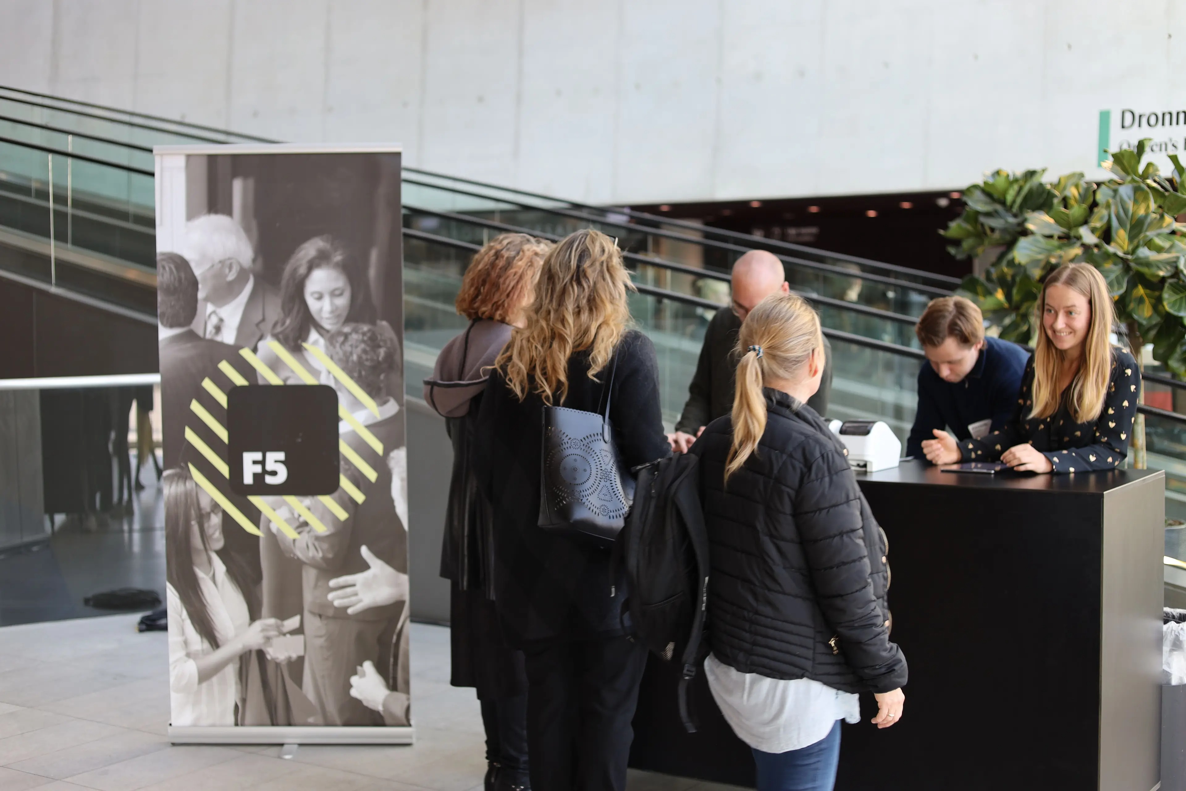F5 community members gathering at a professional event