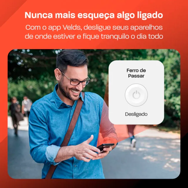 Nunca mais esqueca algo ligado - Controle pelo app