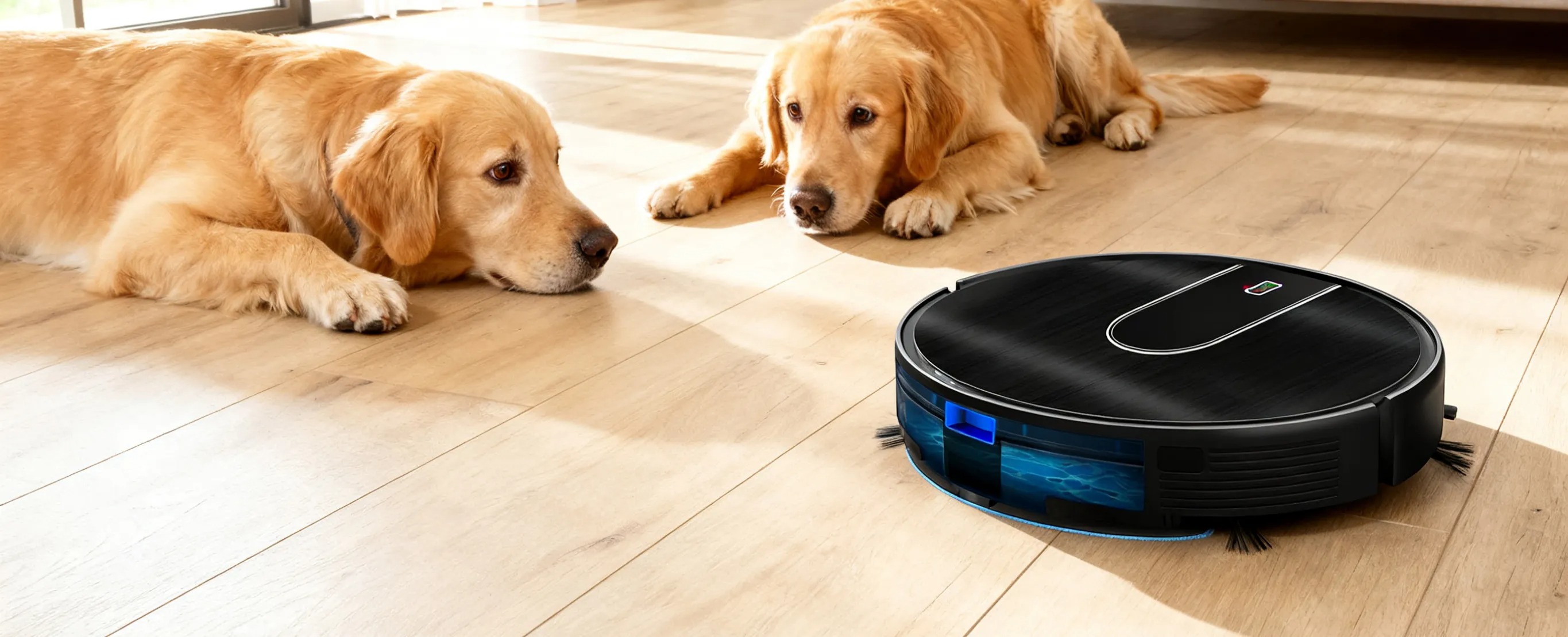 Aerobot robotic vacuum in action