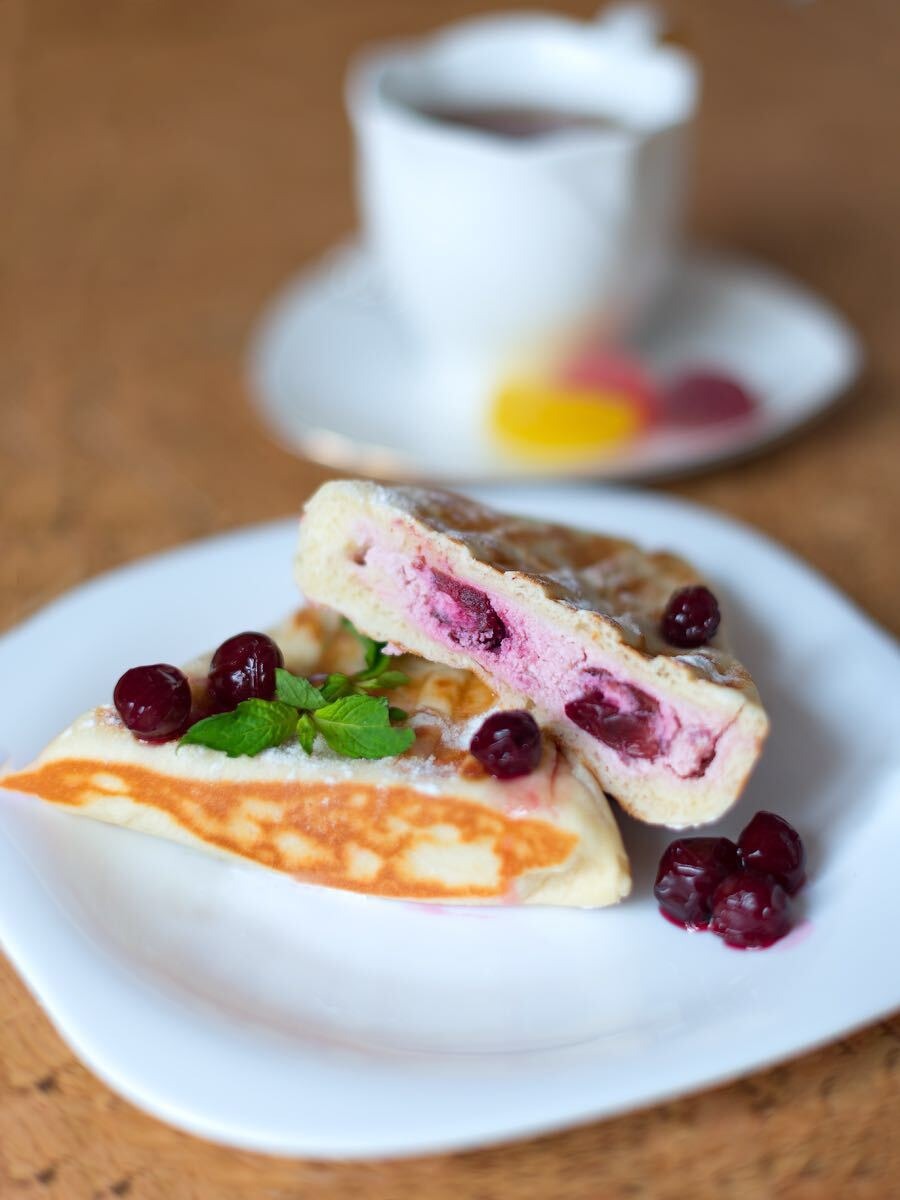 Berry filled pastry