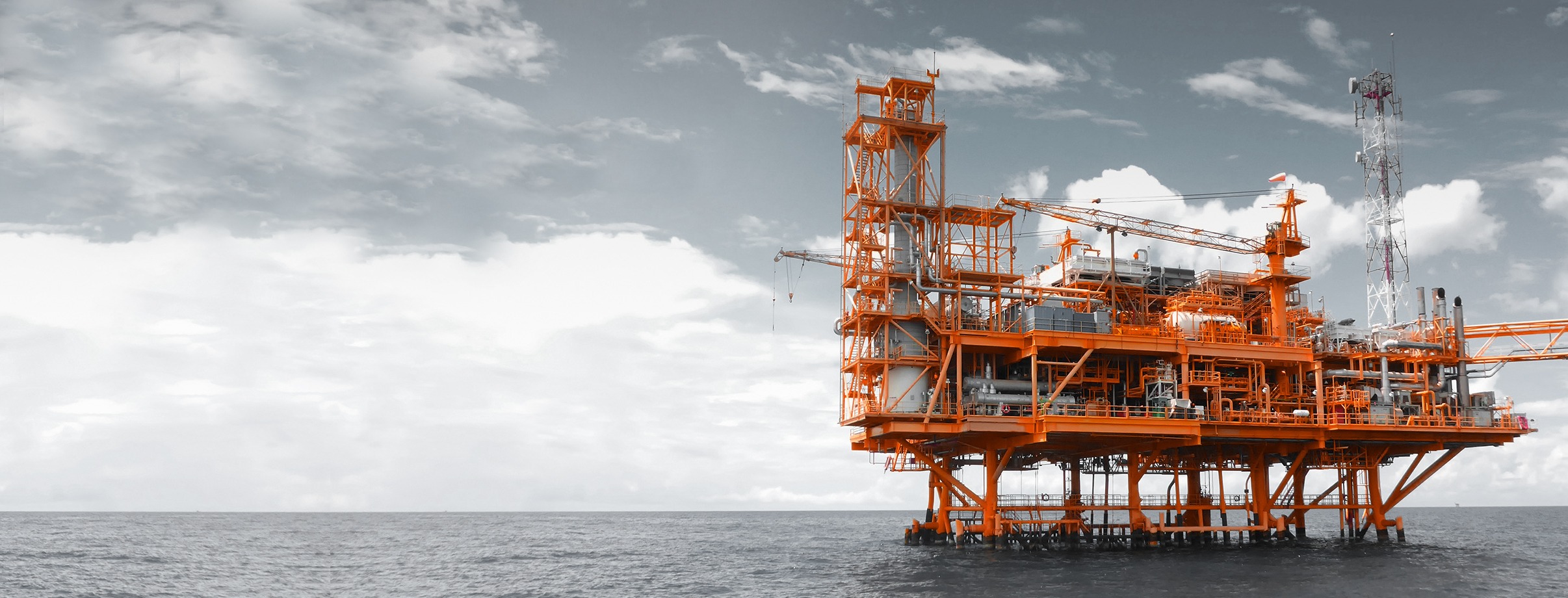 Offshore oil and gas platform