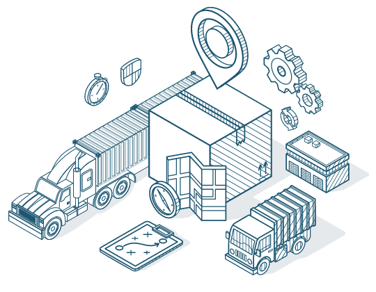 Logistics network visualization