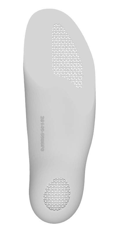 Insole with triangular lattice pattern