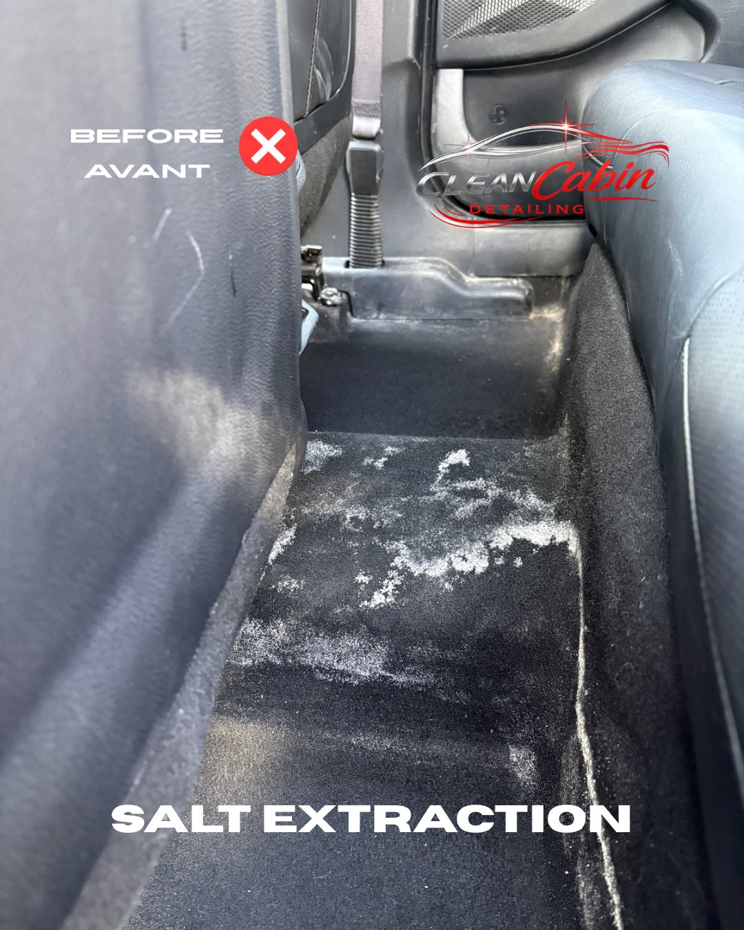 Salt Extraction – Winter Floor Restoration – before