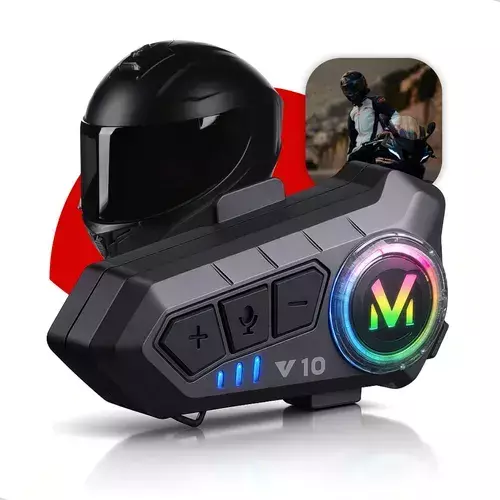 Intercomunicador Bluetooth V10 para Capacete