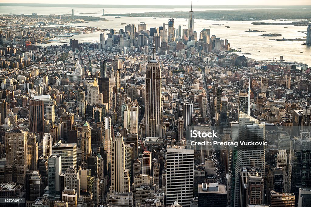 Aerial view of Manhattan