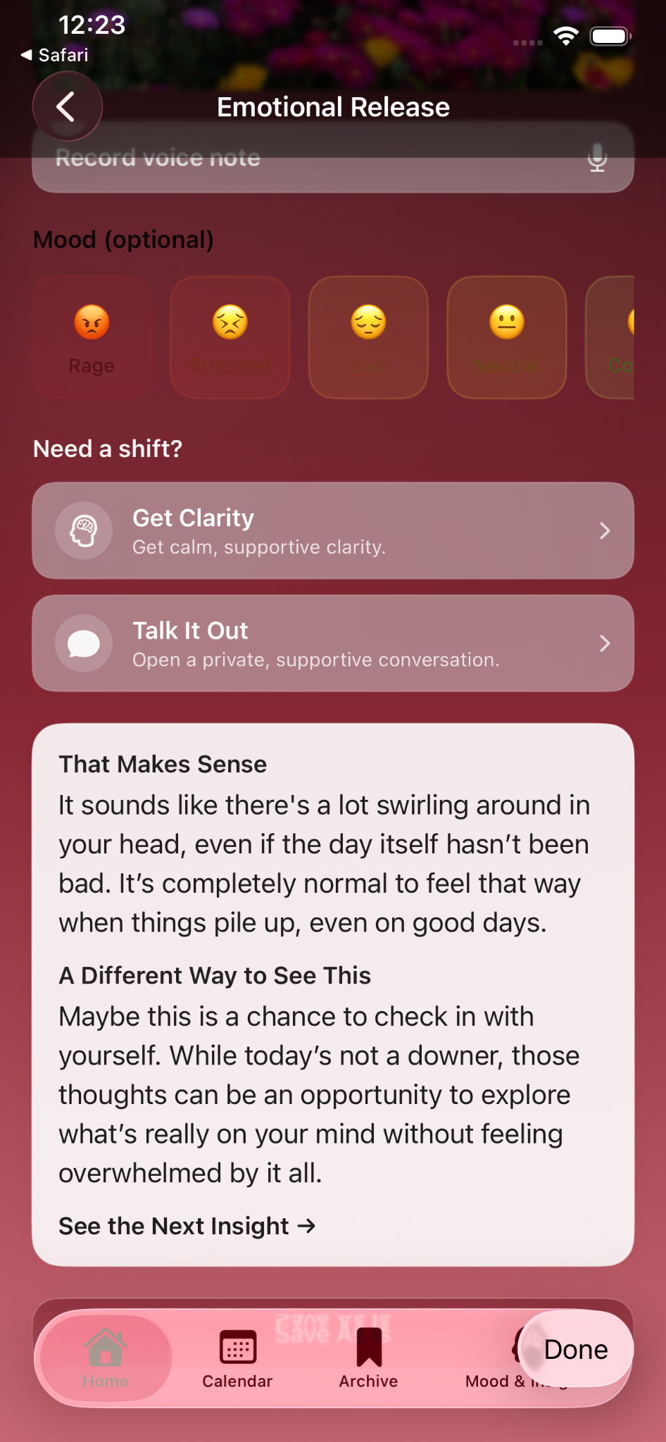 Let It Out feature