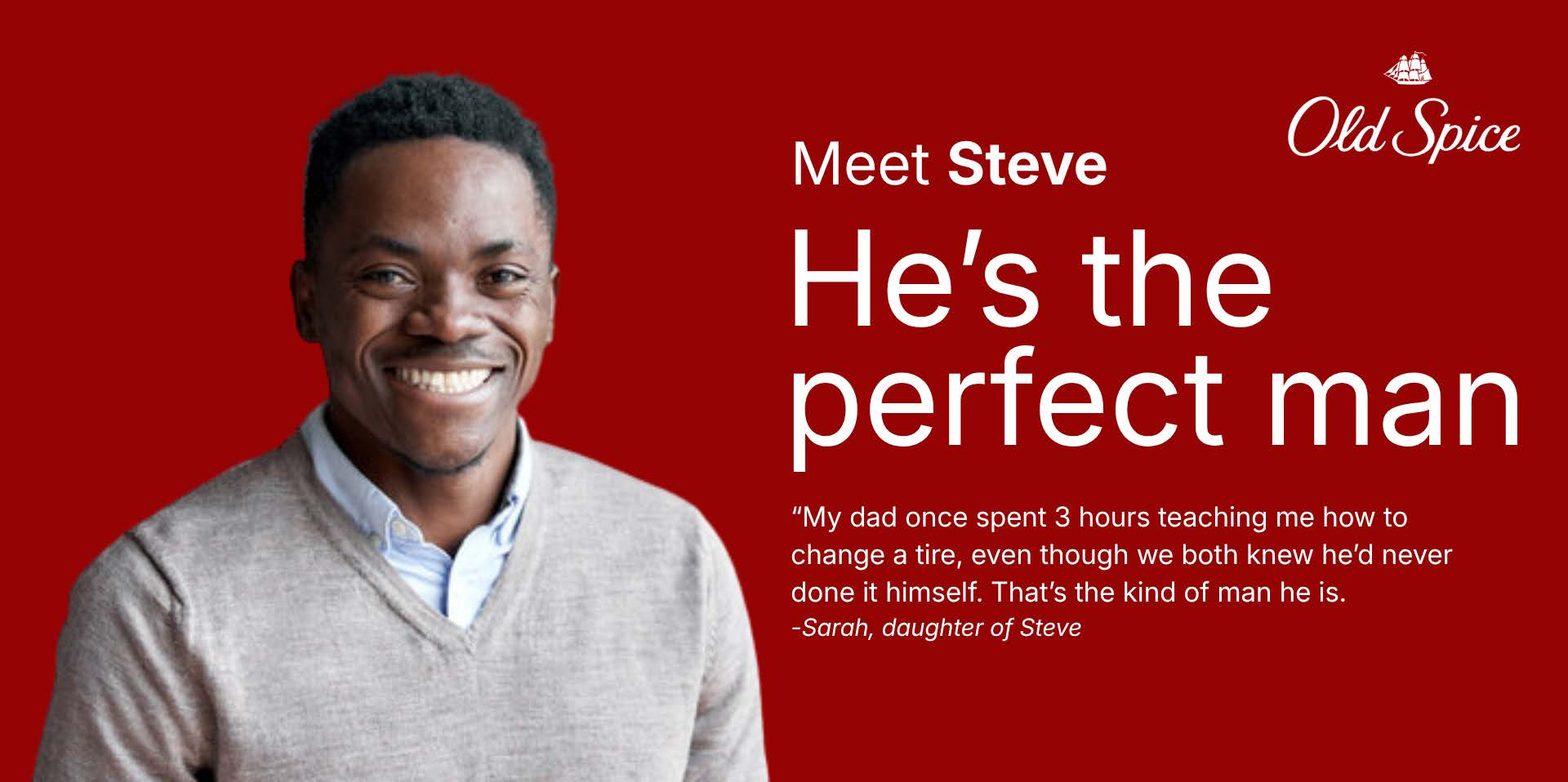 Meet Steve wide banner