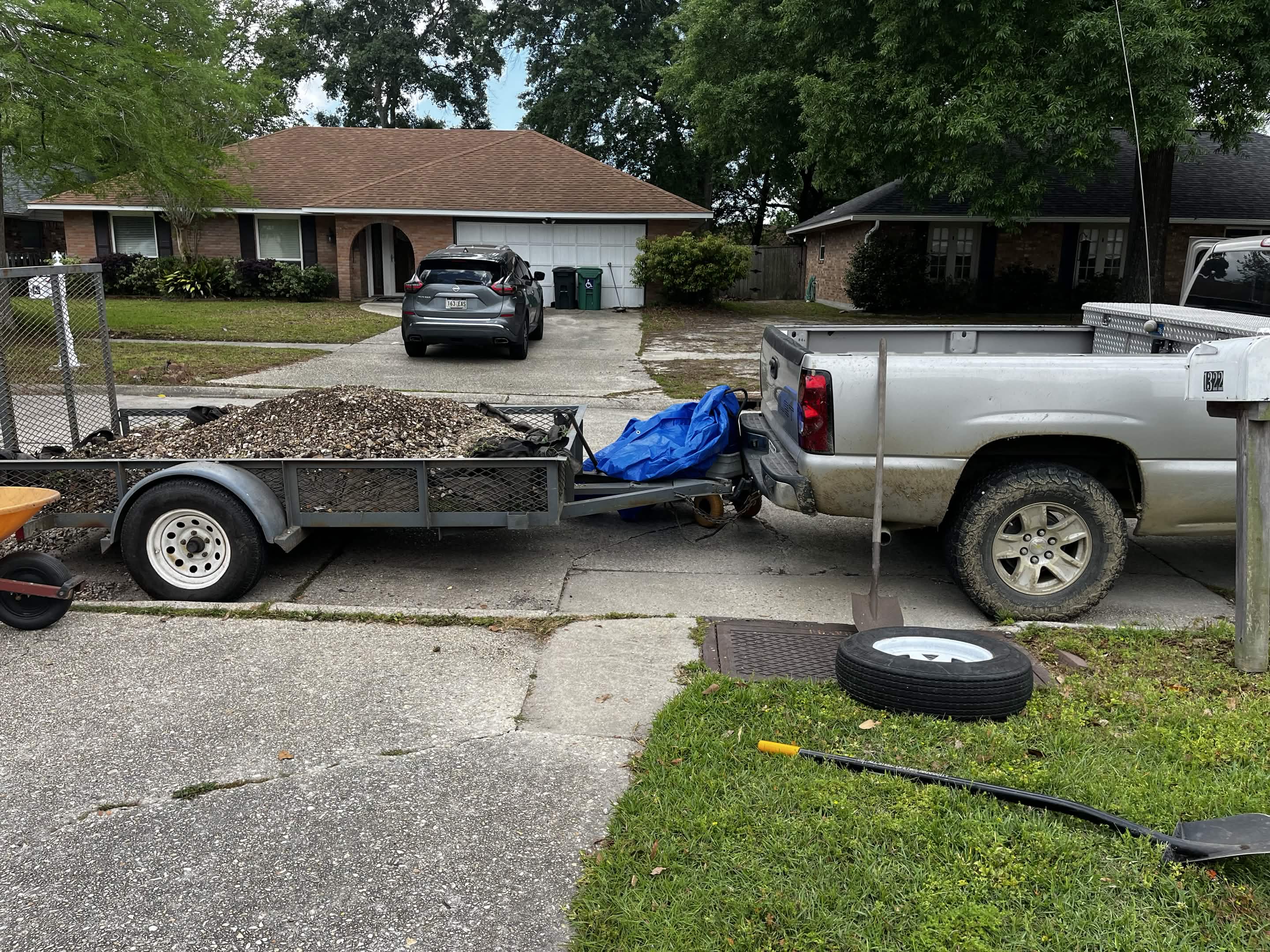 Leaf and Debris Cleanup - After