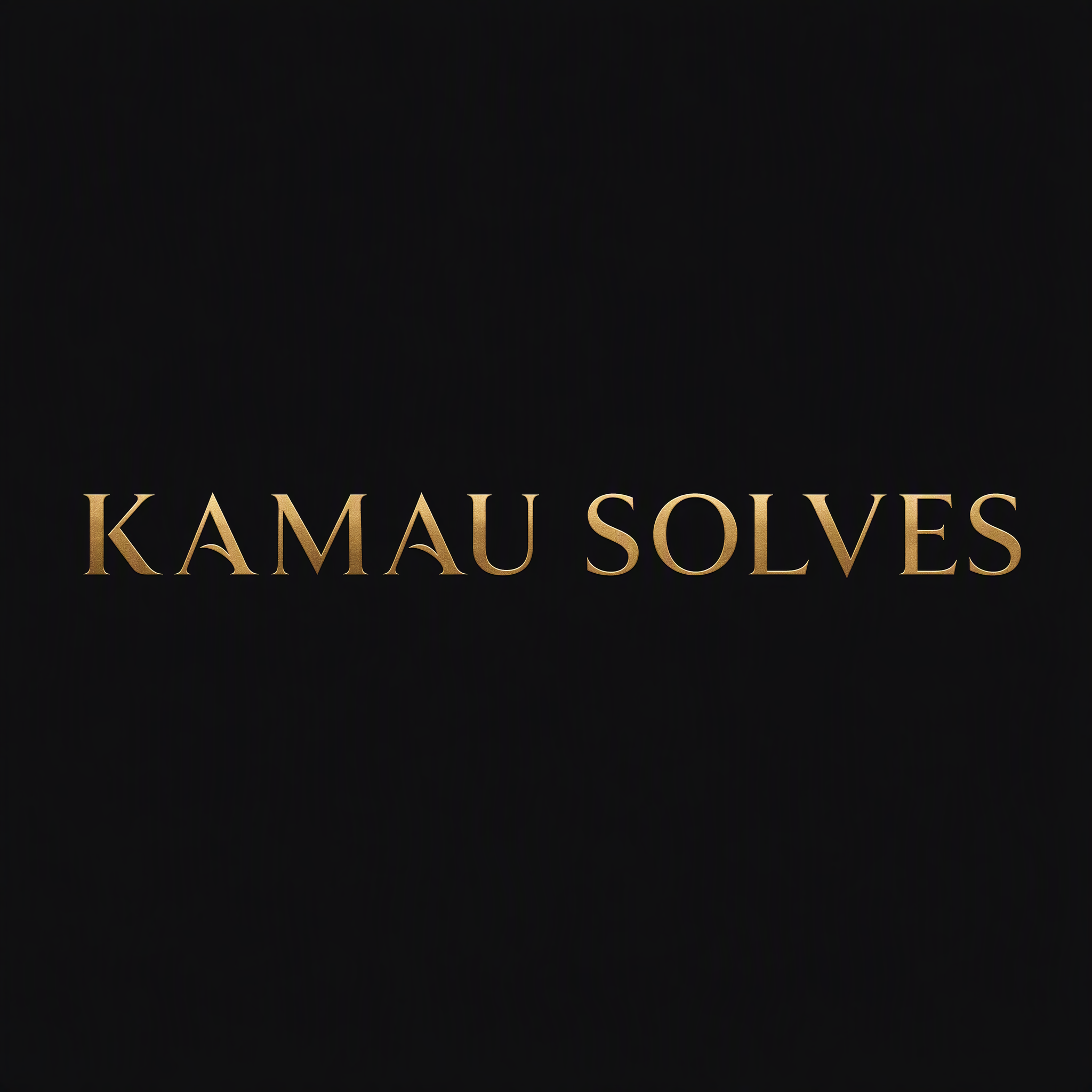 Kamau Solves