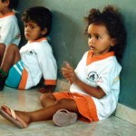 Kinder im Kindergarten Mucambo