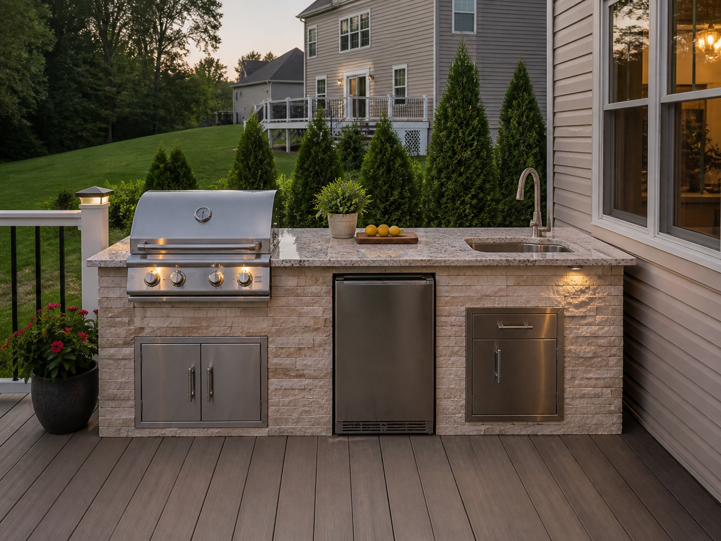 Compact Grill Stations