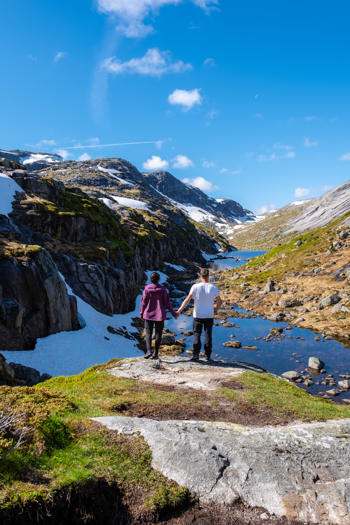 Spektakulær utsikt over Sirdal