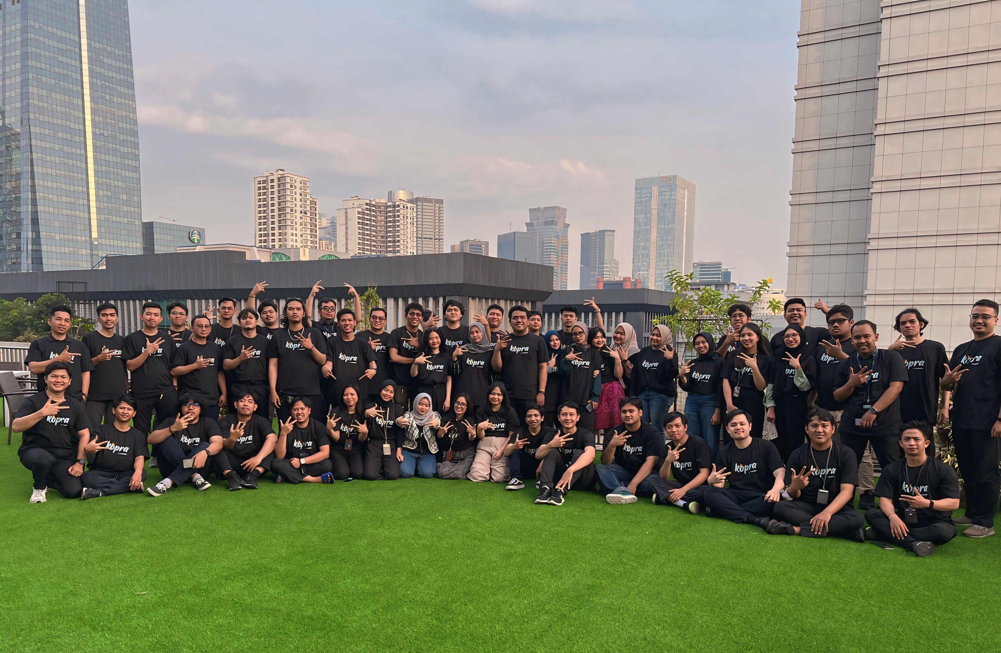 Kopra team photo - Yuda Dwi Putra's professional portfolio