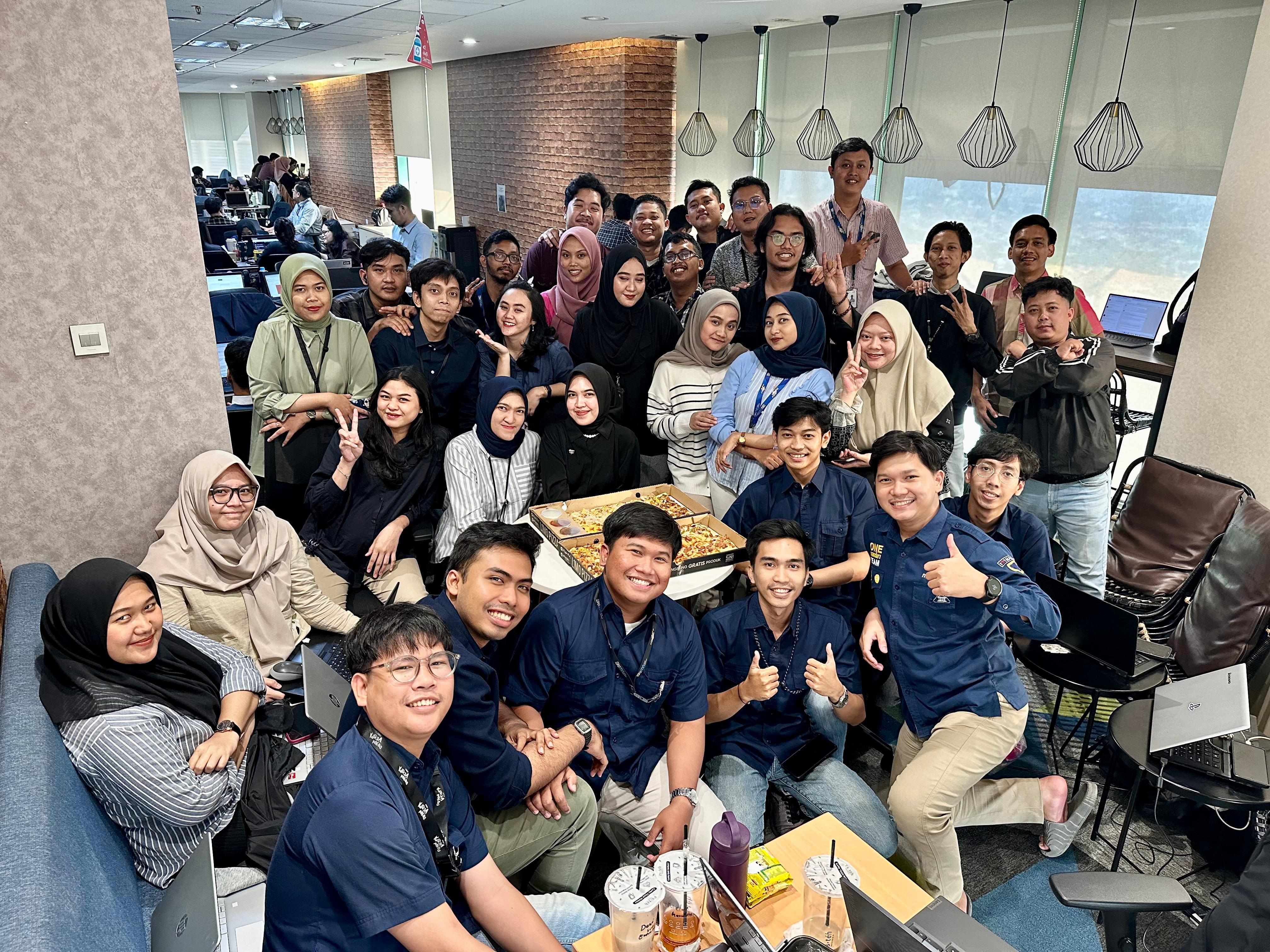 Team celebration - Yuda Dwi Putra's professional portfolio