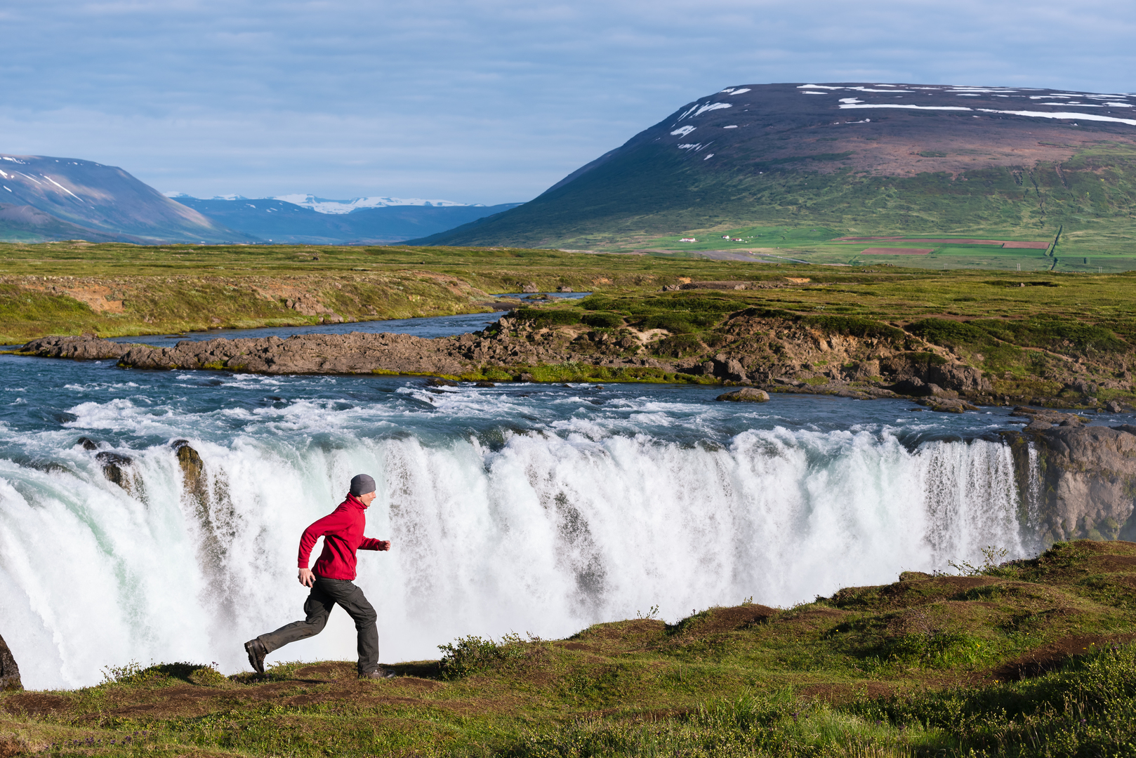 Løype gjennom Rondane