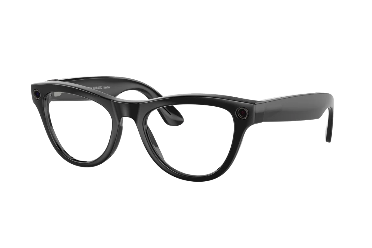 LifeLens smart glasses - Side view showing sleek profile and integrated technology