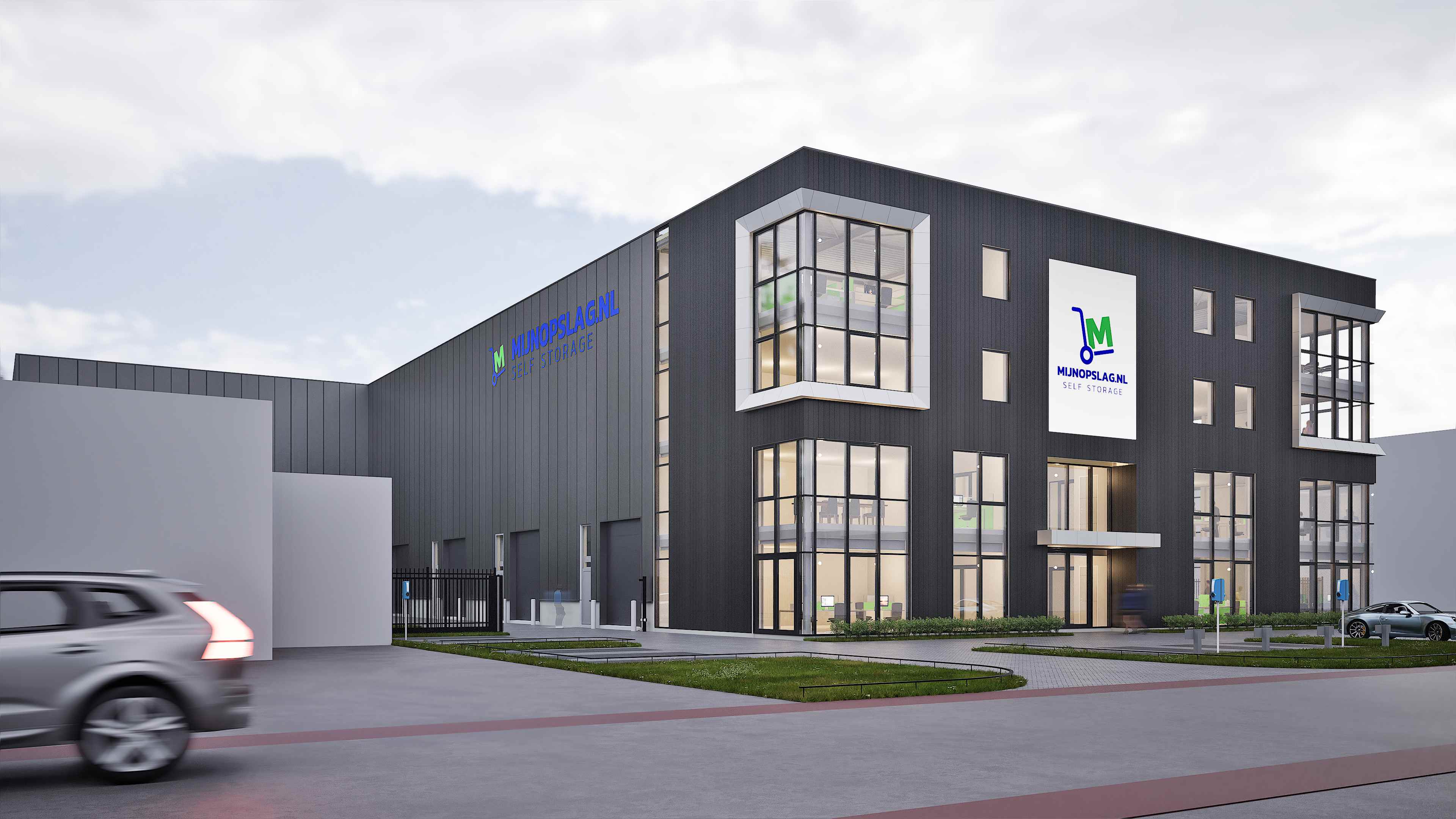 MijnOpslag.nl Mijdrecht, hoekaanzicht met Premium Units