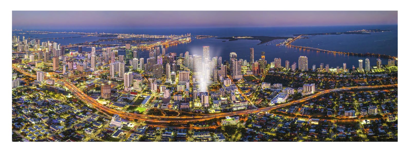 Vista aérea de Brickell
