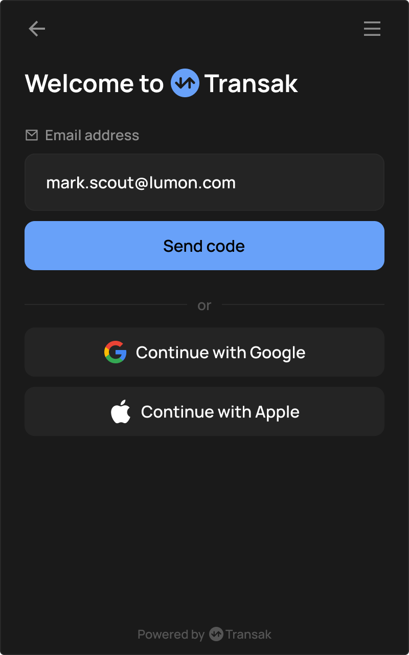01 - Sign in / sign up