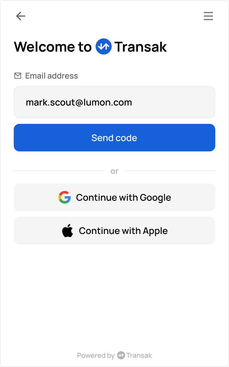 01 - Sign in / sign up