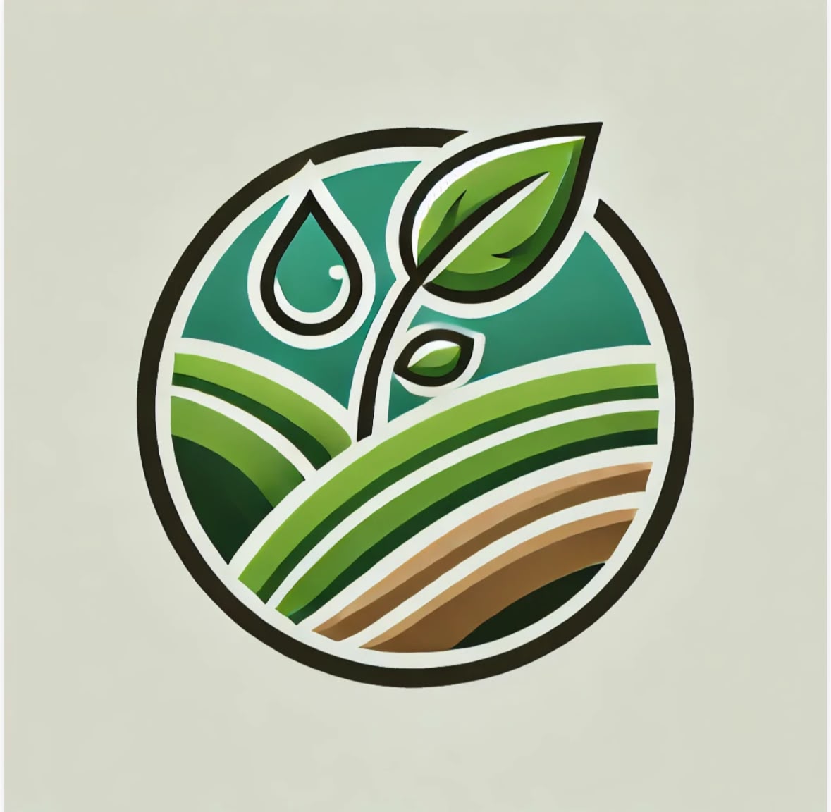 AgriFlowSolutions agriculture and irrigation logo