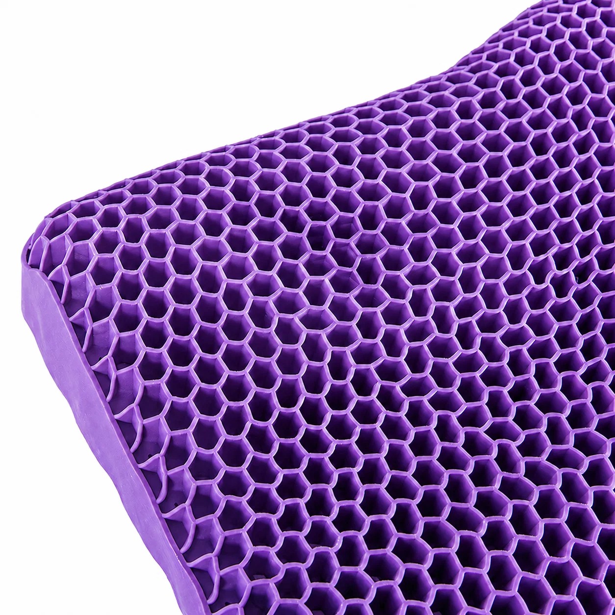 Close-up of the responsive honeycomb grid material