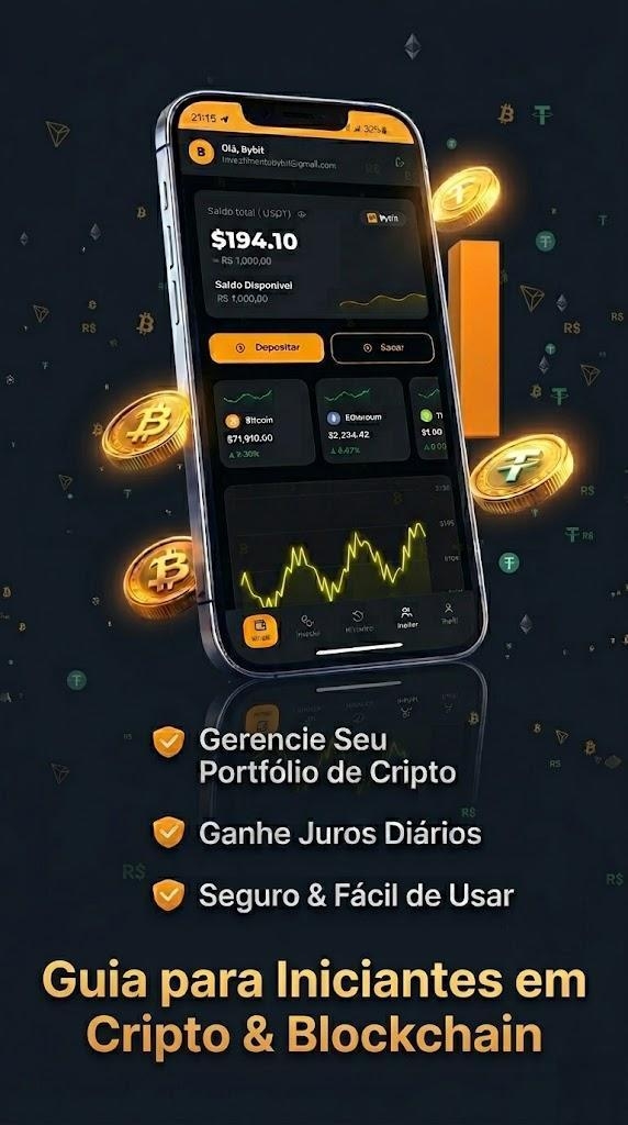 Ganhos Bybit - Guia para Iniciantes em Cripto e Blockchain