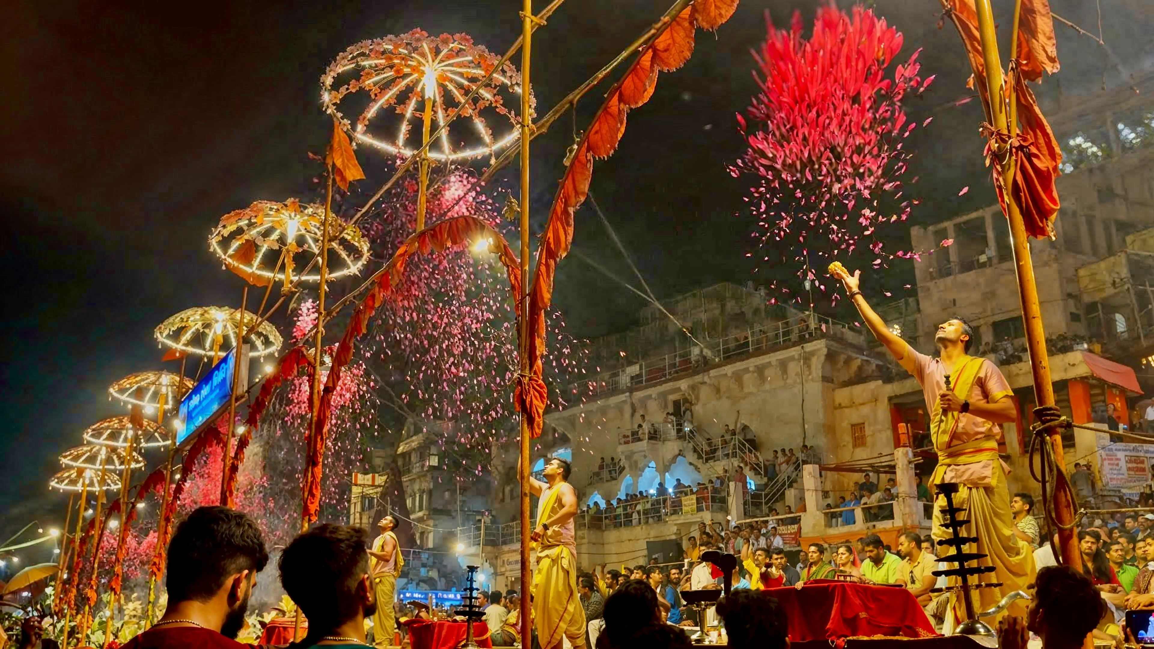 Varanasi night ceremony