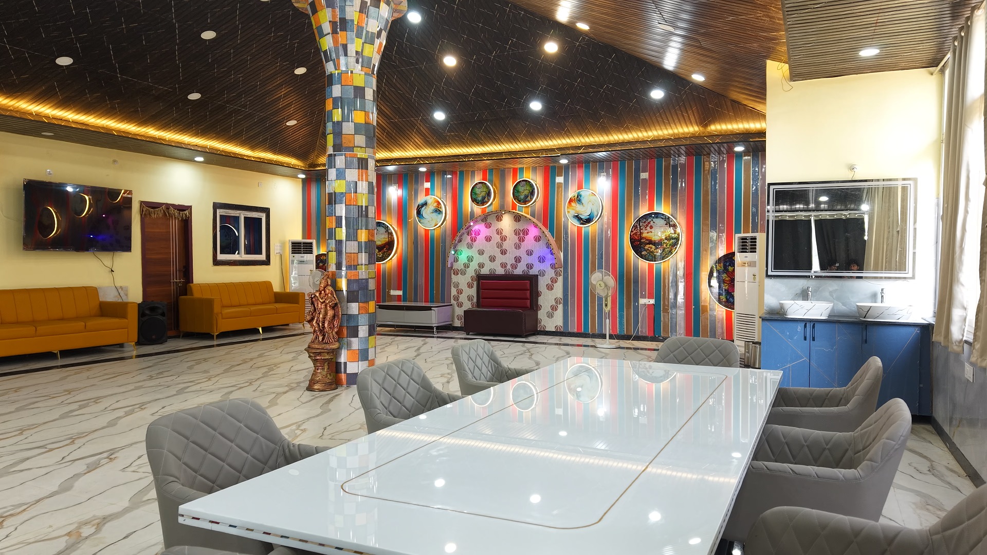 The Studio — V-Farms estate interior and grounds