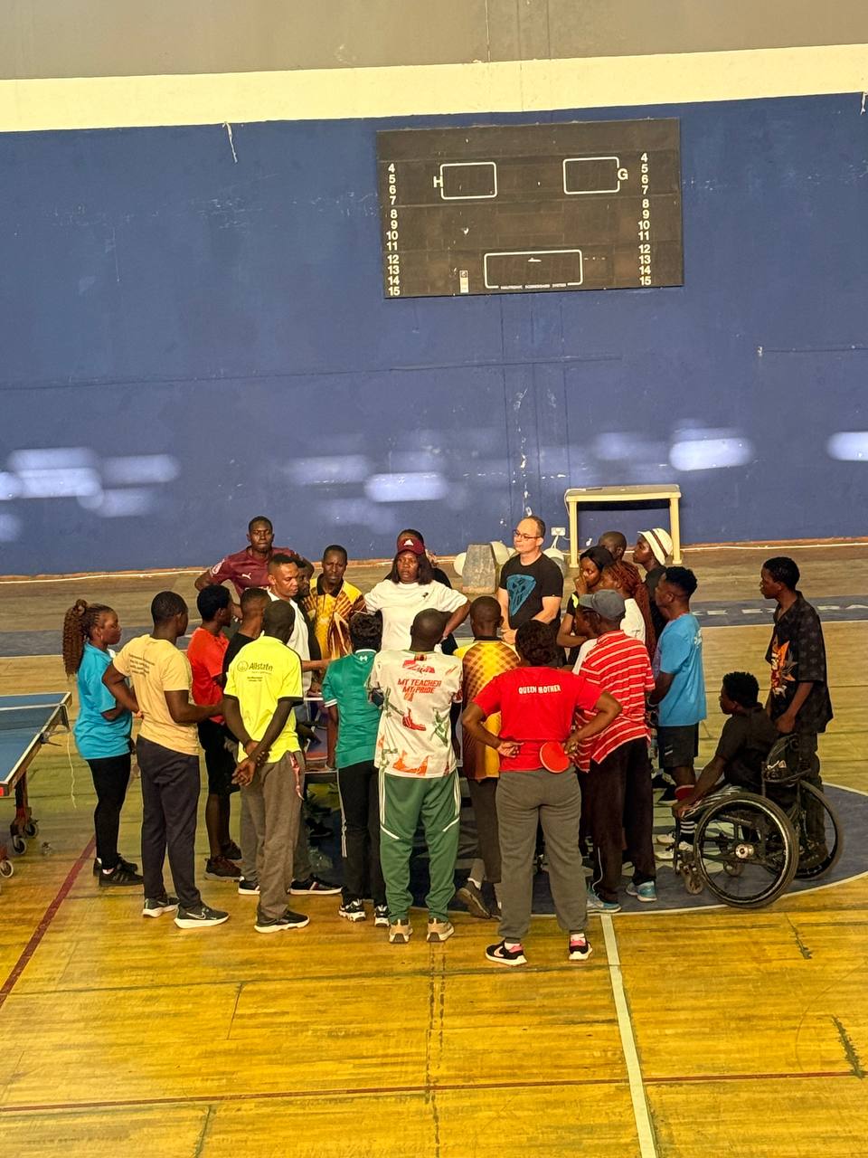 ITTF Level 1 Course participants gathered at Zambia's National Sports Development Centre