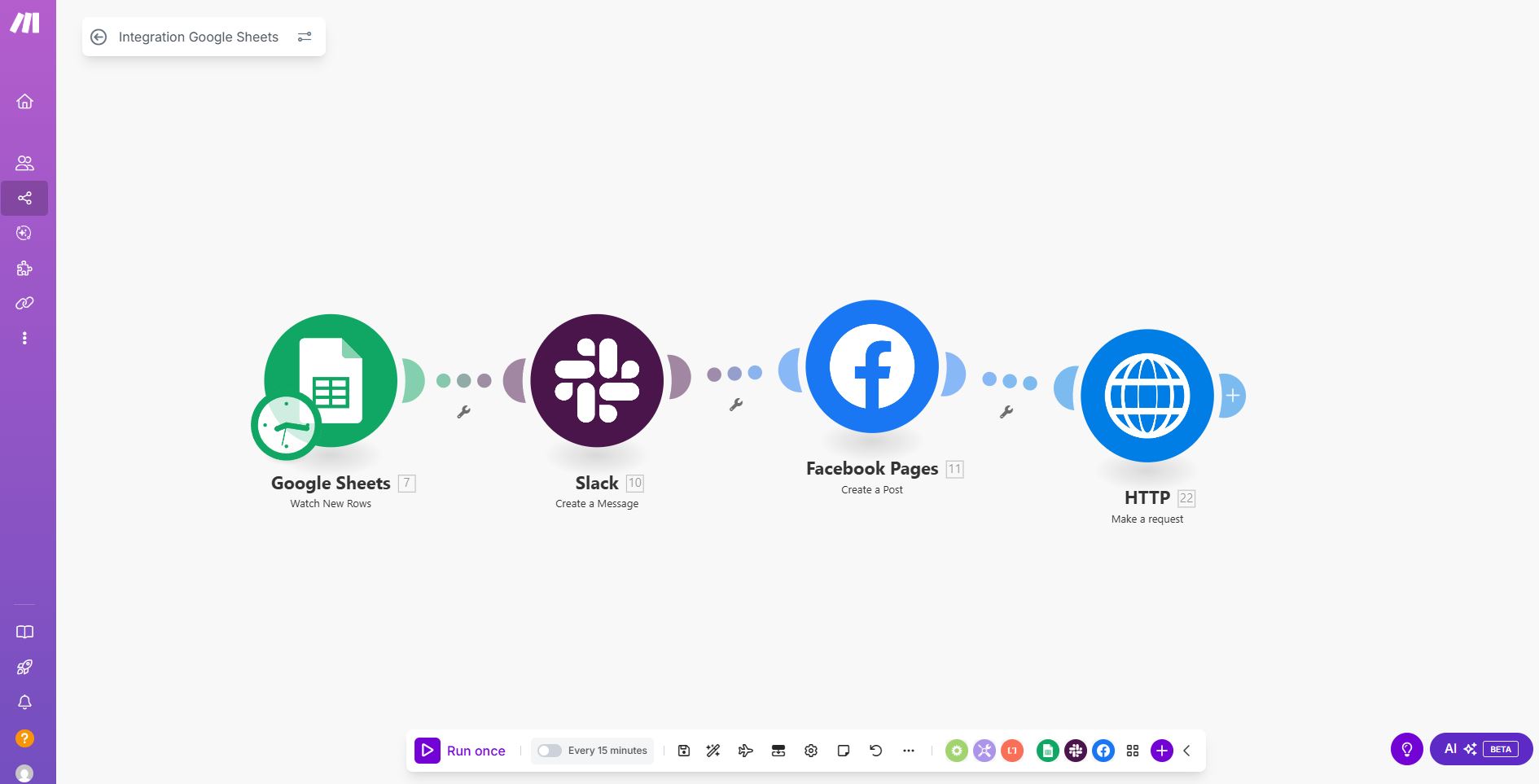 Make.com Social Media Automation