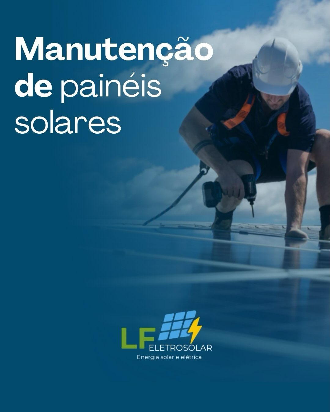 Manutenção de painéis solares