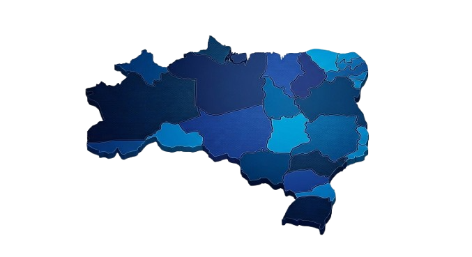Mapa do Brasil - Atendimento em todo o país