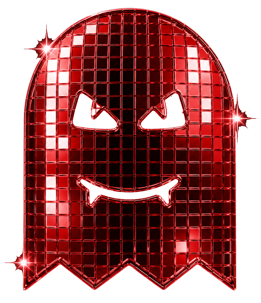Vamp mirror ghost mascot