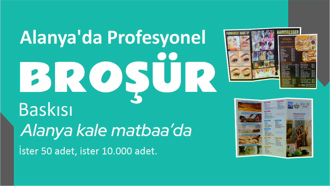 Broşür Baskısı Alanya