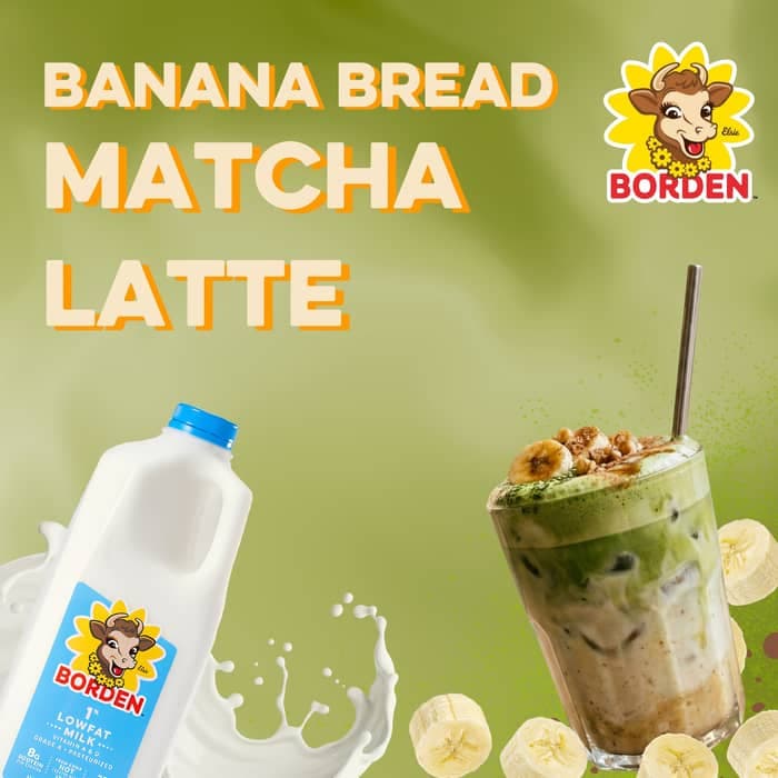 Banana Bread Matcha Latte