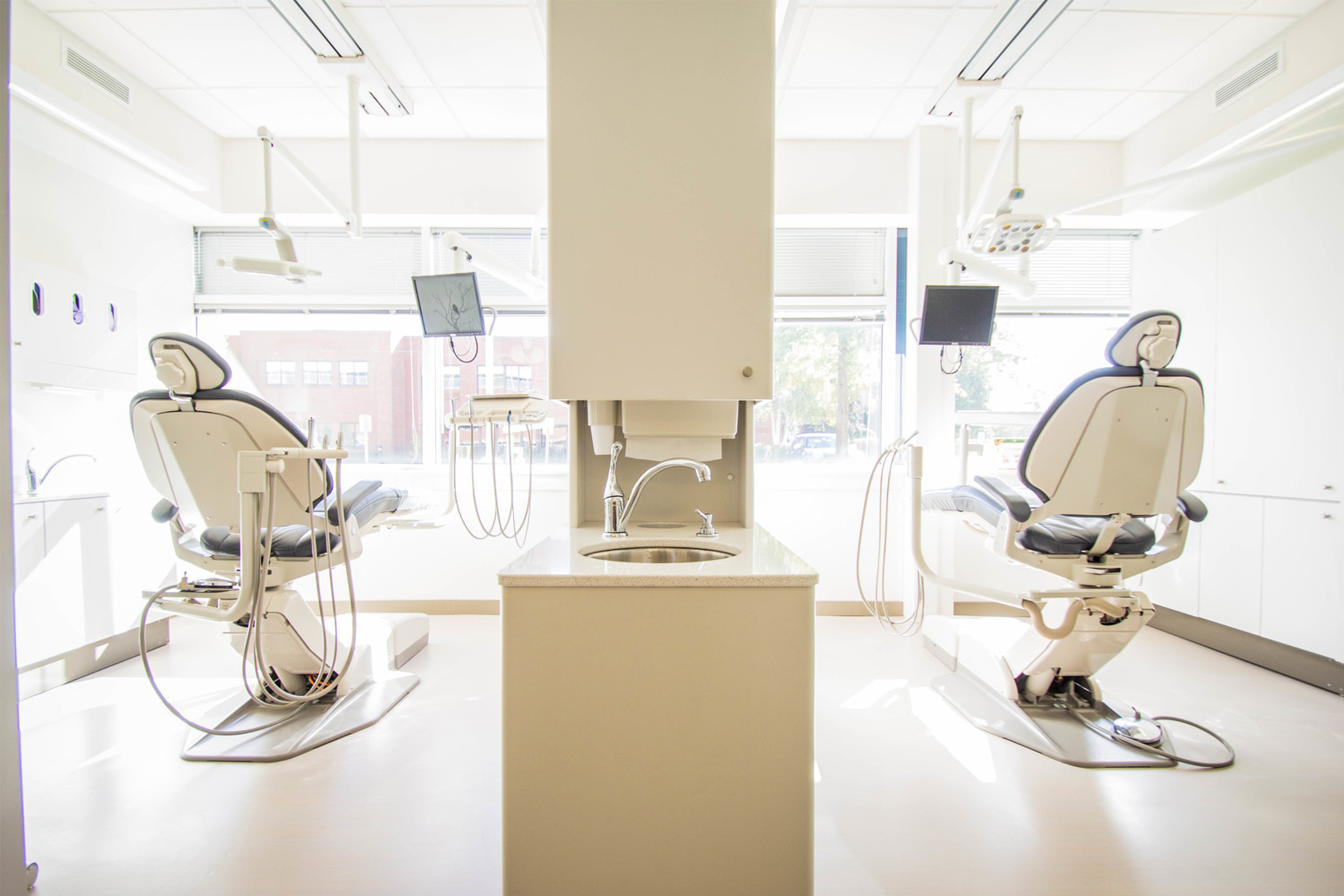 Modern dental office interior showcasing cleanliness and professionalism