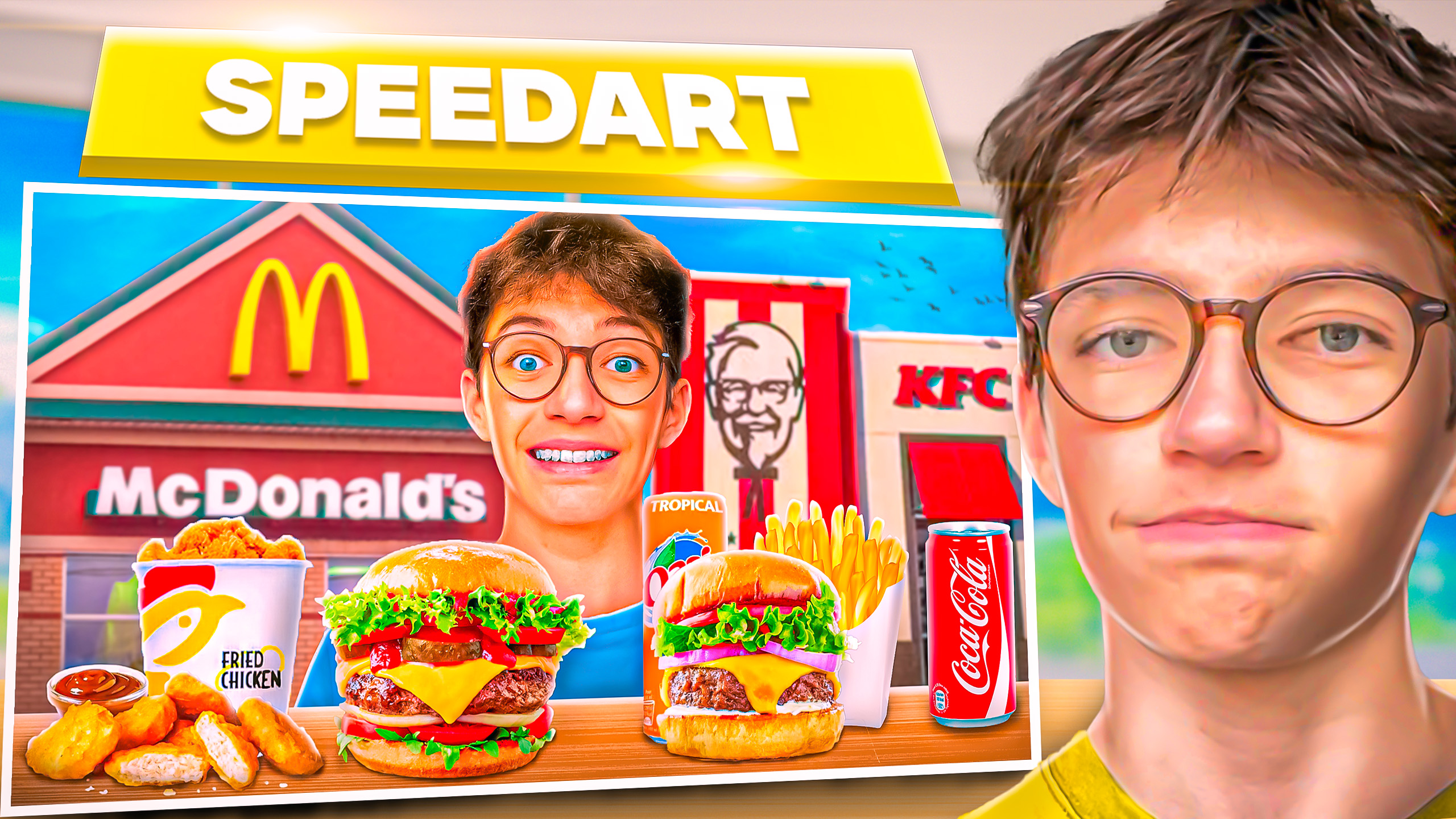 Speedart McDonald's KFC