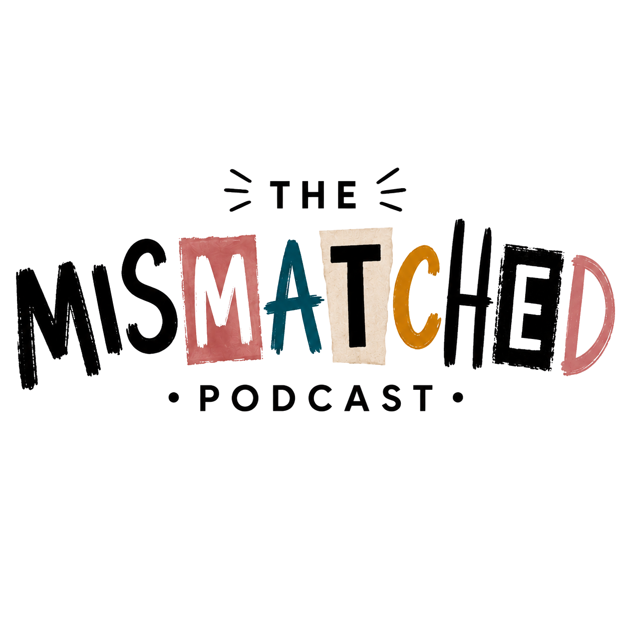 Mismatched collage logo
