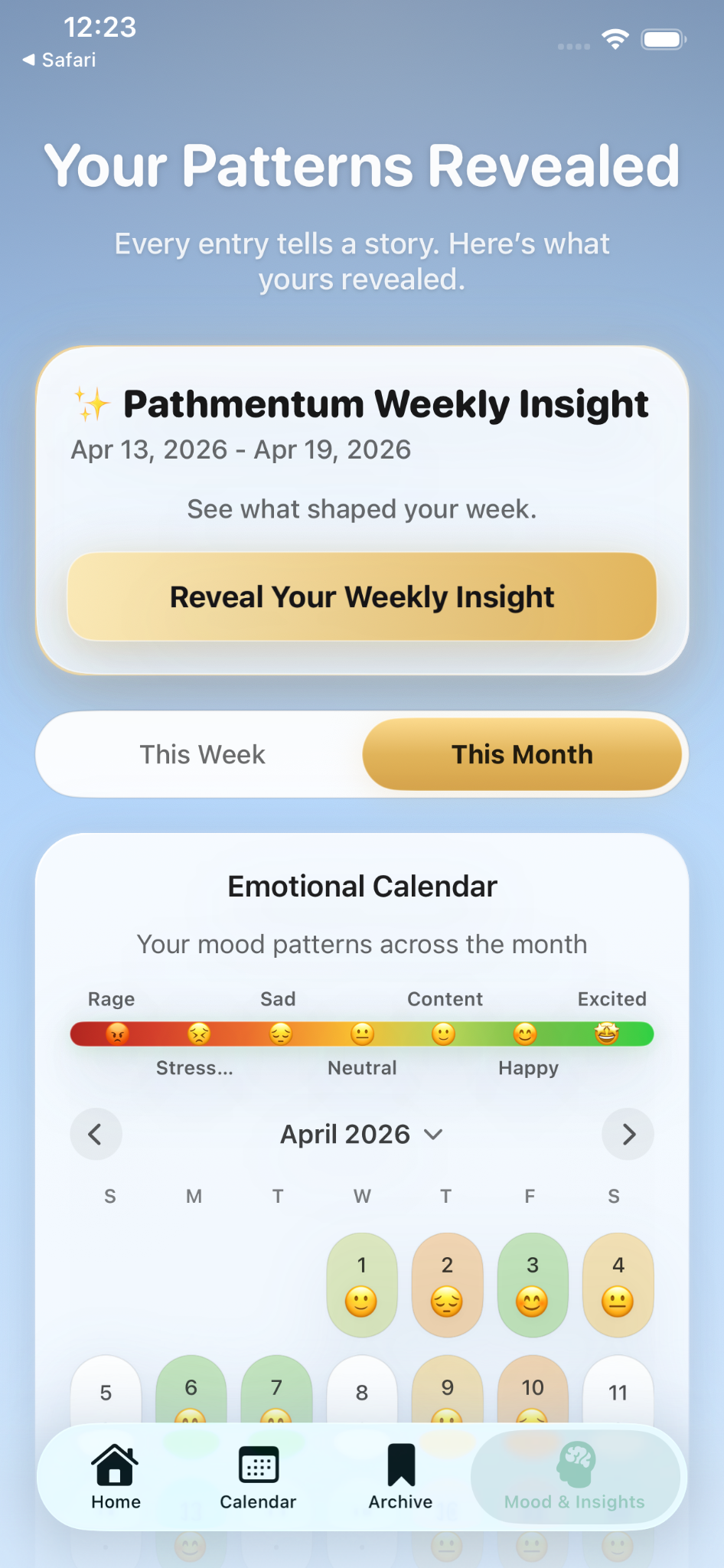 Pathmentum Mood Insights