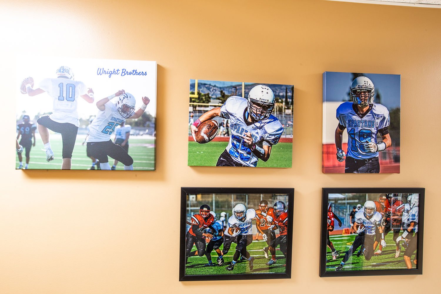 Sports medicine photos and football team pictures