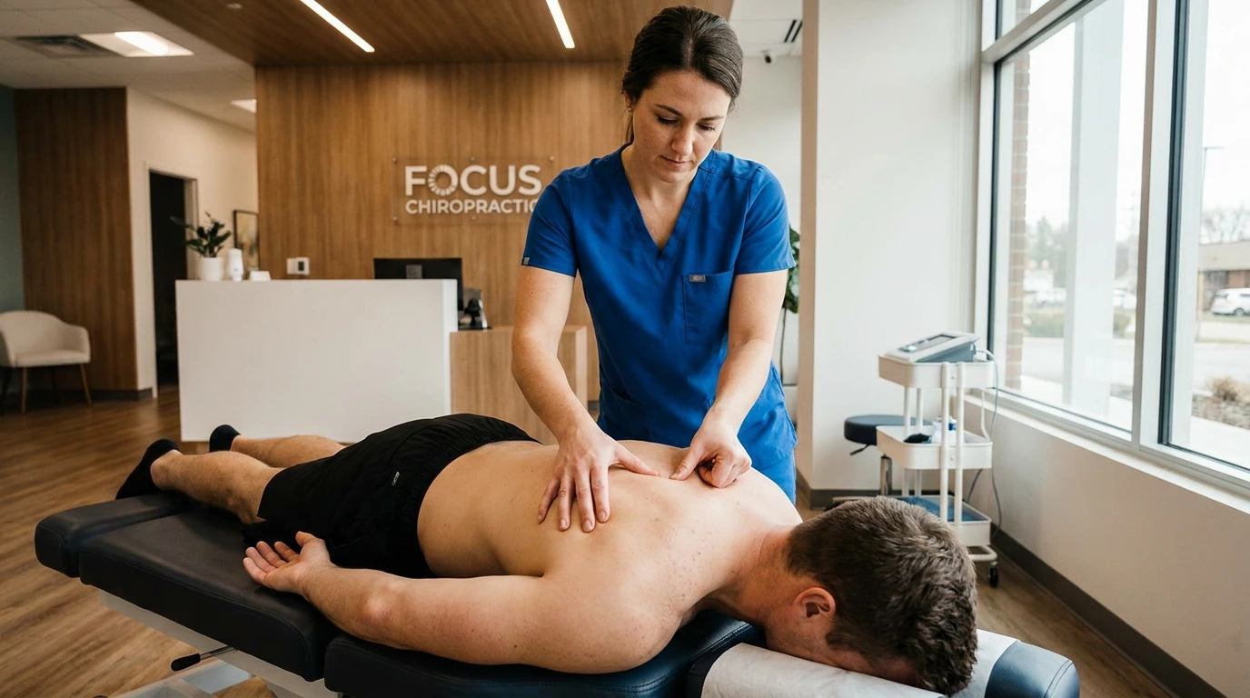Myofascial release therapy session