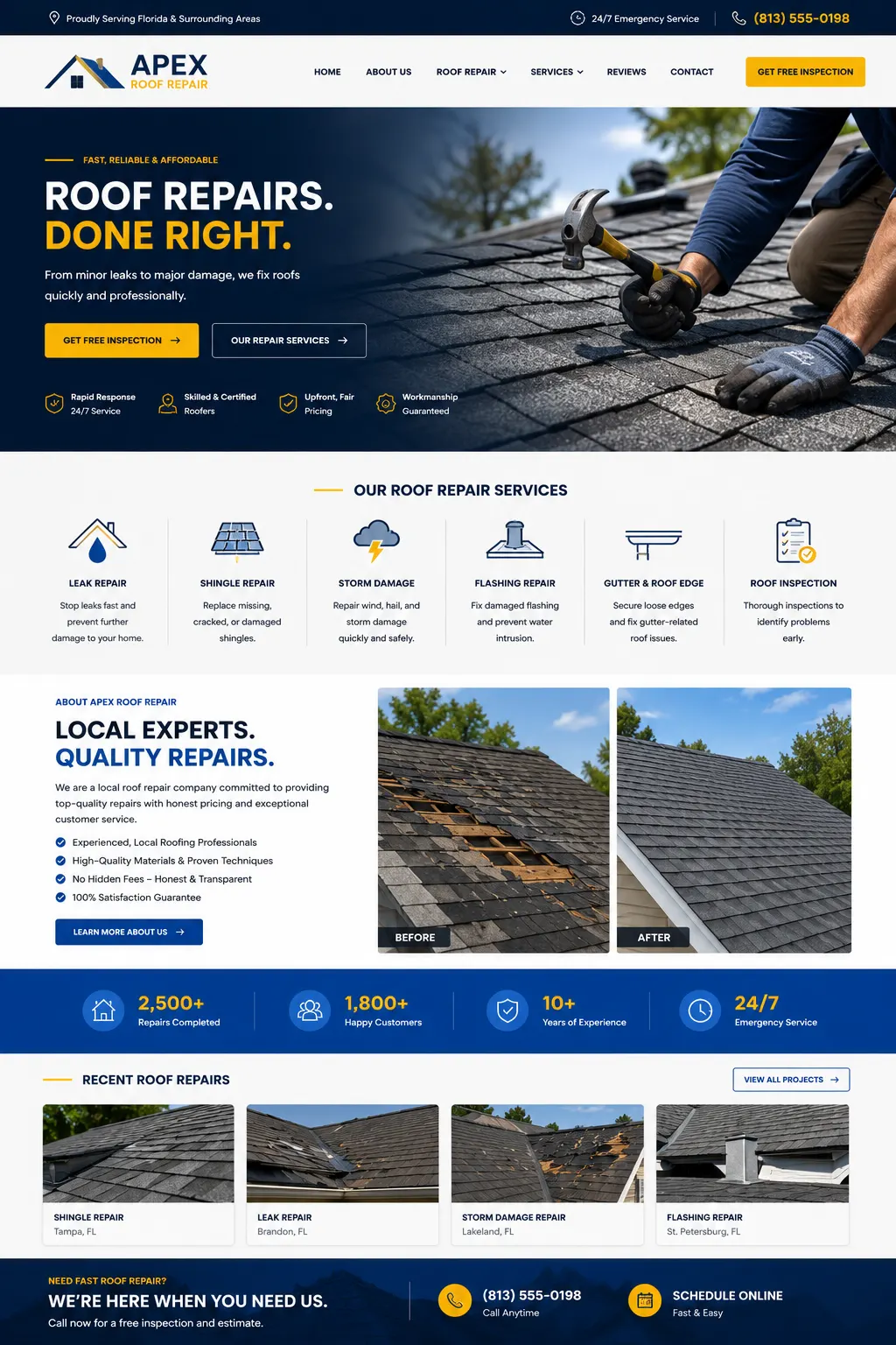 Apex Roof Repair