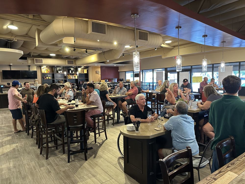 Guests enjoying an afternoon at Meritage Wine Mart