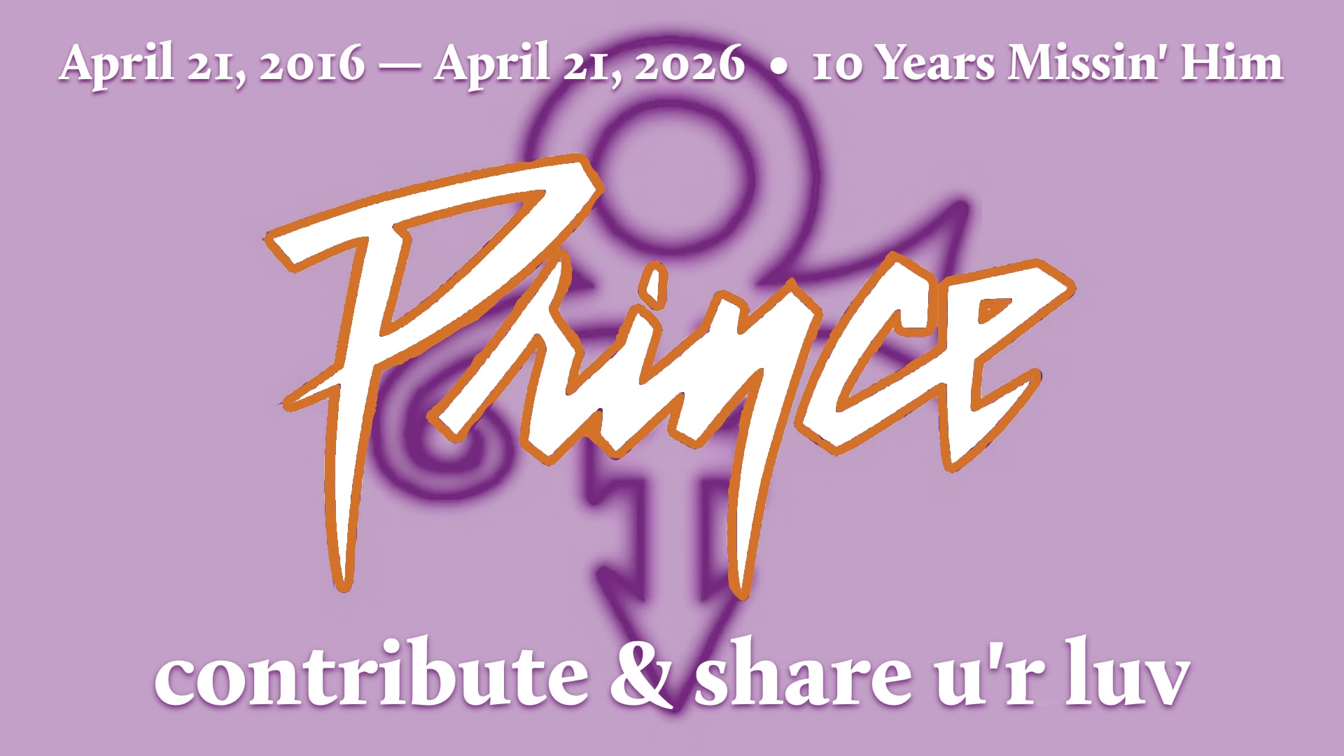 Purple 20 — Prince — 10th Anniversary Tribute