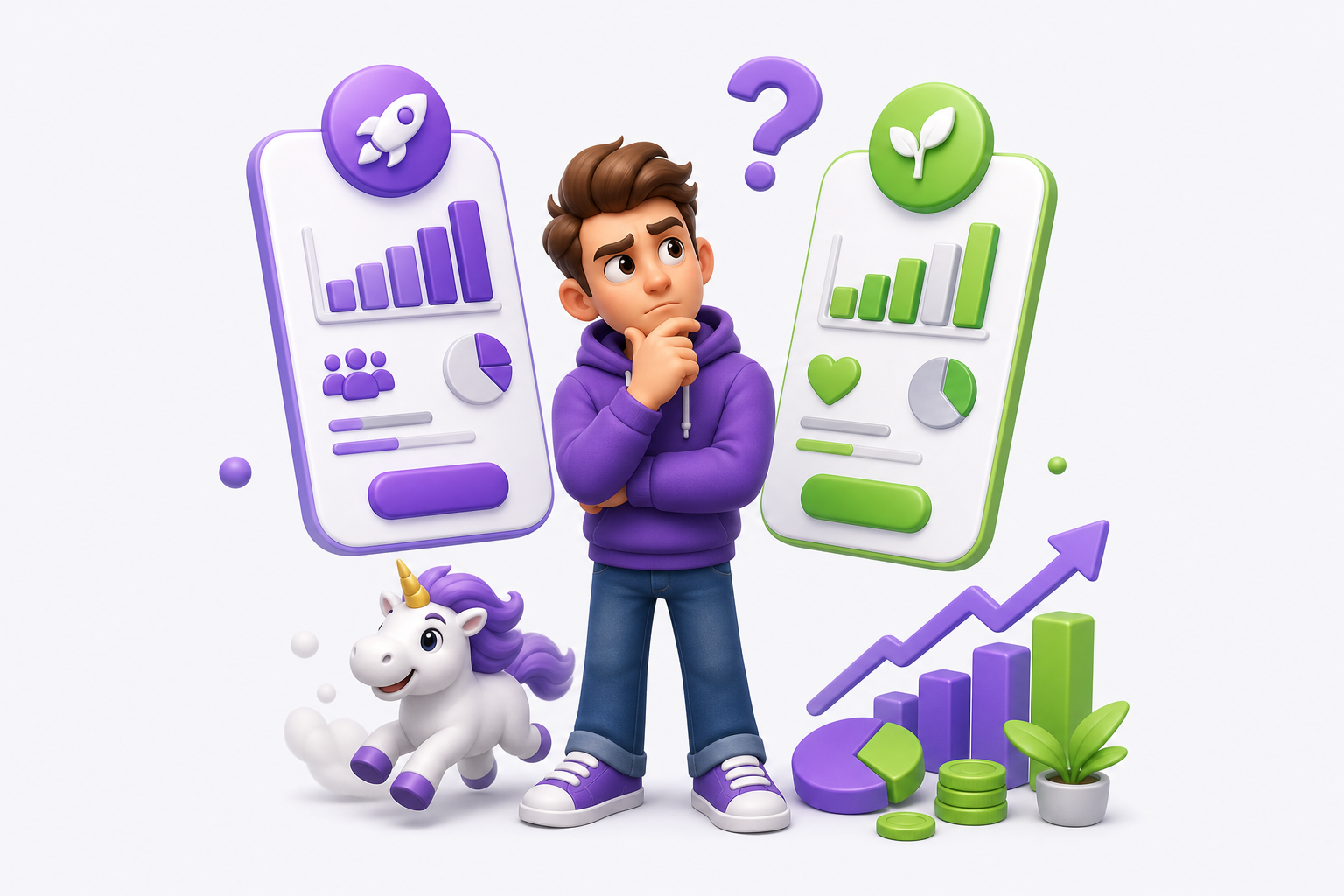 Decide step - Face startup decisions