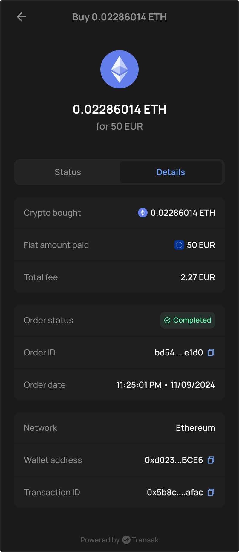 05 - Order completed