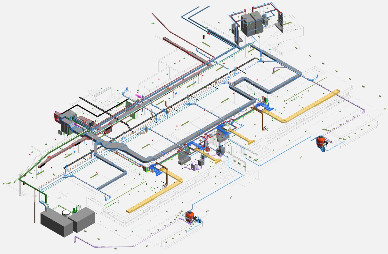 Coordinación MEP espacio de retail