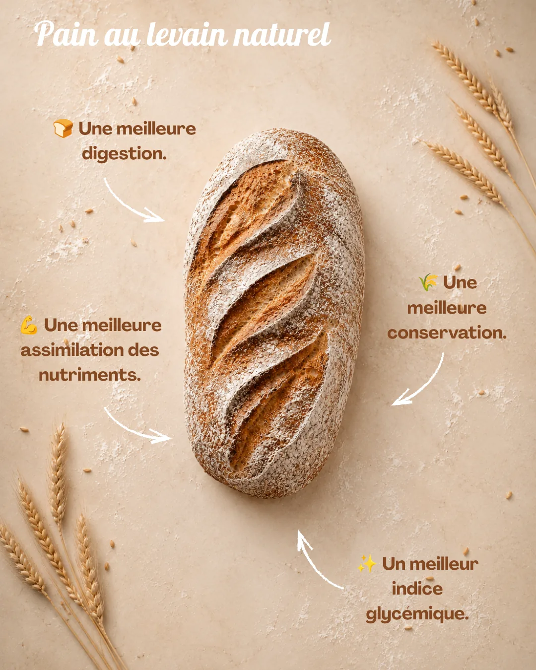 Pain au levain naturel Maison Chevallier - Collection d'août